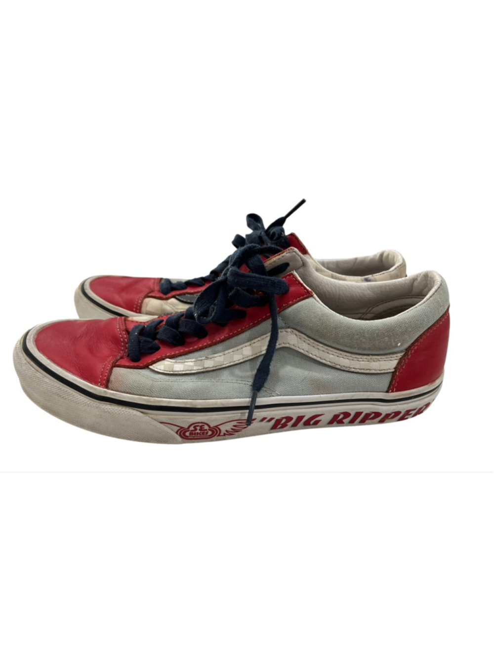 Vans x SE Bikes Style 36 Big Ripper Red Checkerboard VN0A54F64Y7 Mens Size 9.5